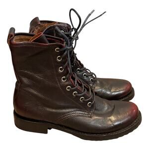 Frye Veronica Lace Up Combat Boot - size 8B